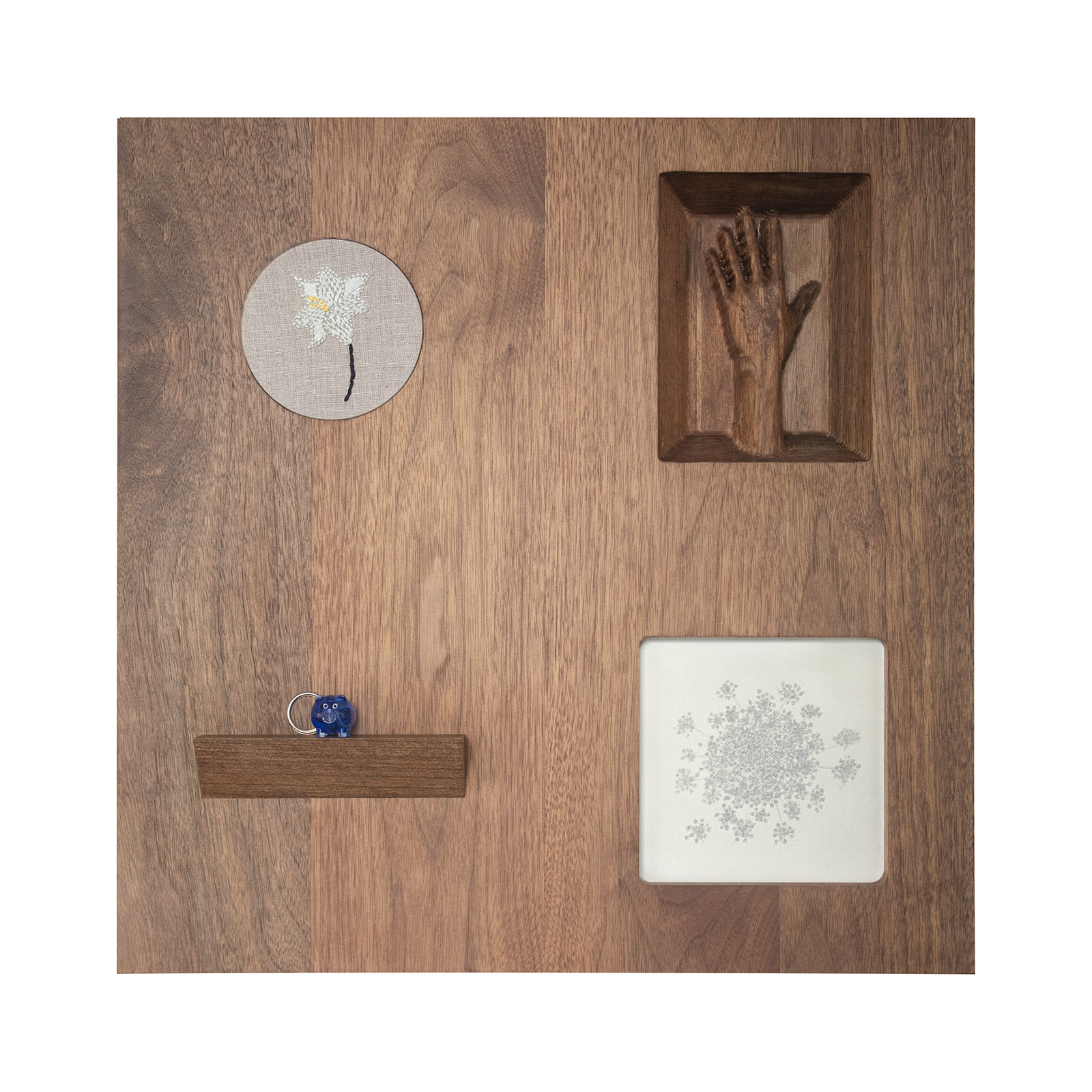 Flower, Hand, Piggy, Flower 1